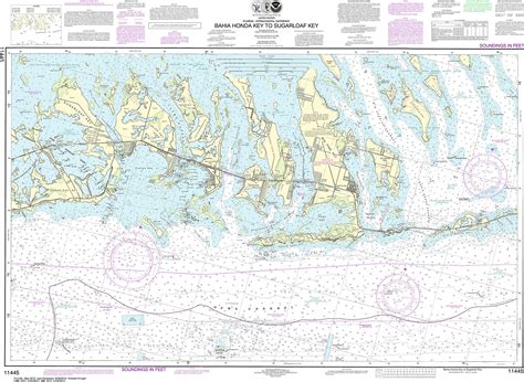 Noaa Nautical Chart 11445 Intracoastal Waterway Bahia Honda Key To