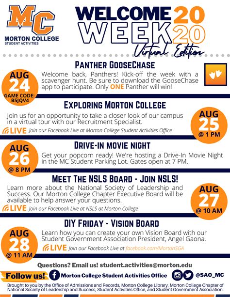 Welcome Week Meet The Nsls Board Morton College