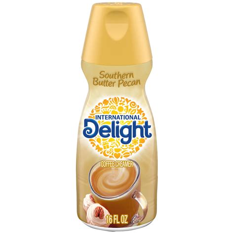 Carbs in coffee creamers vary by brand, but most coffee creamers are made with plenty of hidden carbs, such as sugar and even corn syrup solids! International Delight Southern Butter Pecan Liquid Coffee ...