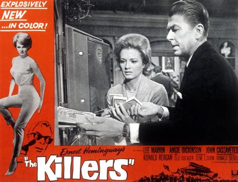 The Killers Angie Dickinson Ronald Reagan 1964 Movie Poster