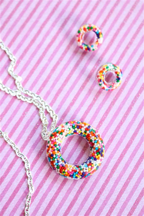 Donut Necklace And Earrings Make Your Own Angie Holden The Country