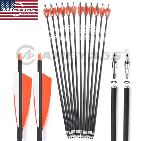High Quality Carbon Arrows 500 Spine Perfect For Archery Outdoor