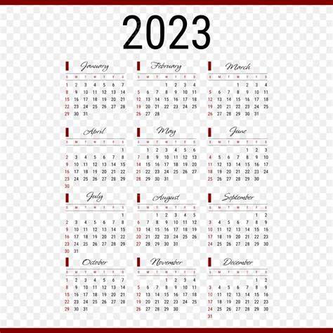 Two Year Calendar 2023 2024