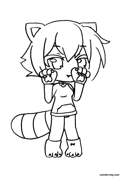 Dibujos de Gacha Life Para Colorear. Gran colección. Imprimir gratis en