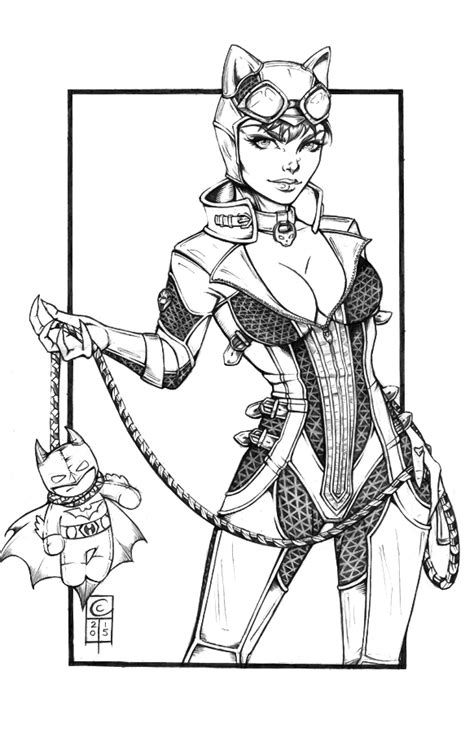 Arkham Catwoman Pencils By Colletteturner On Deviantart