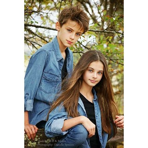 william franklyn miller will f m official meika w official poses adolescentes fotografía de
