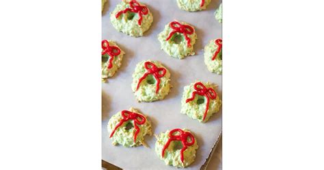 Christmas Wreath Coconut Macaroons 95 Best Christmas Cookie Recipes Popsugar Food Photo 49