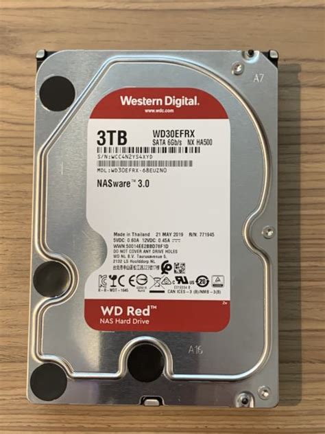 Wd30efrx Wd Red Nas Hdd 3tb 35 Sata 64mb 5400rpm