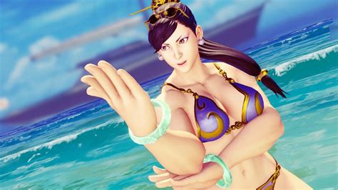 Street Fighter V Chun Li Bikini Beach Party Youtube