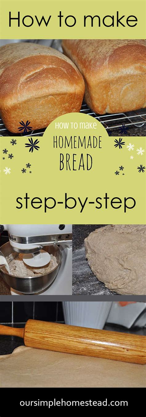 Every step you need to make bread from scratch is clearly outlined for you in this simple to follow video. How to make homemade bread a step by step guide