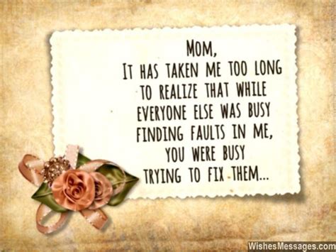 Thank You Mom Messages And Quotes Message For Mother Love You Mom
