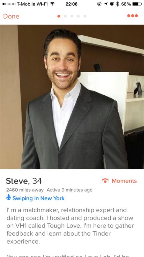 Tough Love Dating Coach Steve Ward On Tinders Dating