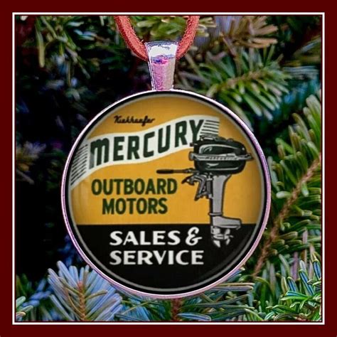 Vintage Mercury Outboard Motor Sales Service Sign Photo Etsy