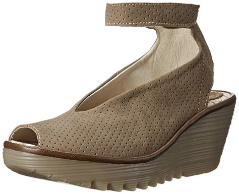 FLY London Women S Yala Perforated Wedge Sandal Womens Sandals Wedges