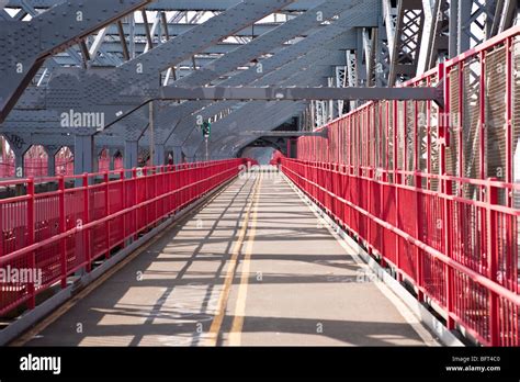 Williamsburg Bridge Brooklyn New York City New York Usa Stock Photo