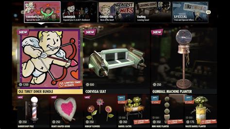 Fallout Atomic Shop Items Th Feb Valentines Week