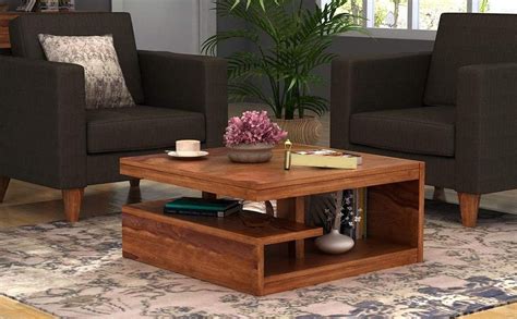 Simple wooden table design pattern table wooden cartoon. Naoshi Wood Center Coffee Table for Living Room Bedroom ...