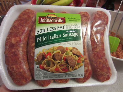 Is Johnsonville Italian Sausage Gluten Free