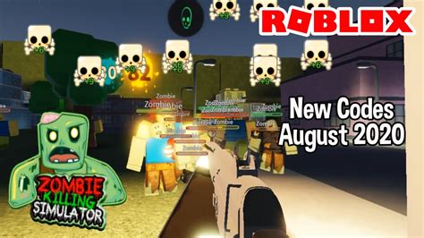 Roblox 🧟zombie Killing Simulator Beta New Codes August 2020 Youtube
