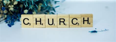 Church Word Tiles Facebook Cover Photo