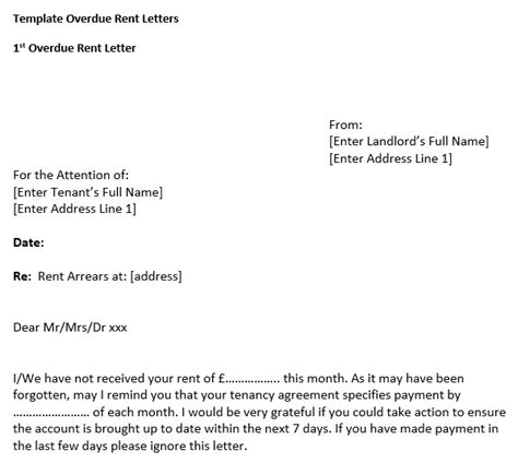 Demand Letter Overdue Rent Fill And Sign Printable Template Online Images