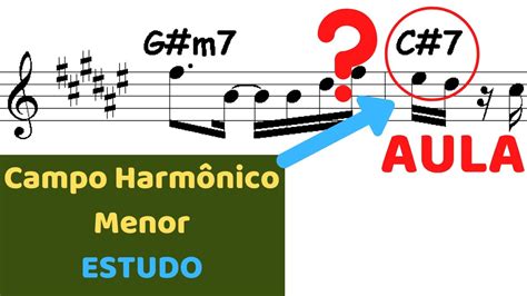 15 Campo HarmÔnico Menor Estudo ♫curso Completo De Harmonia