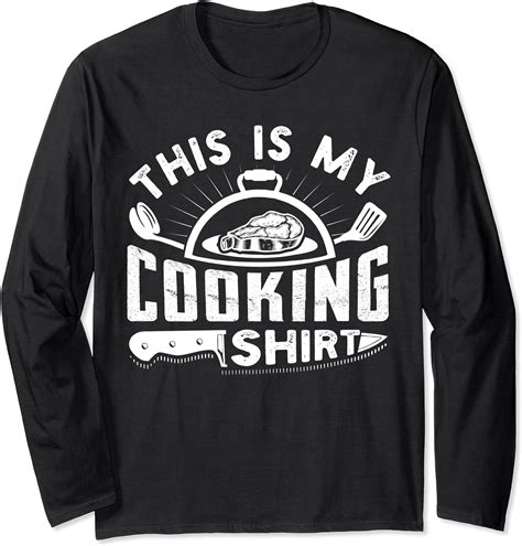 This Is My Cooking Shirt Funny Chef T Long Sleeve T