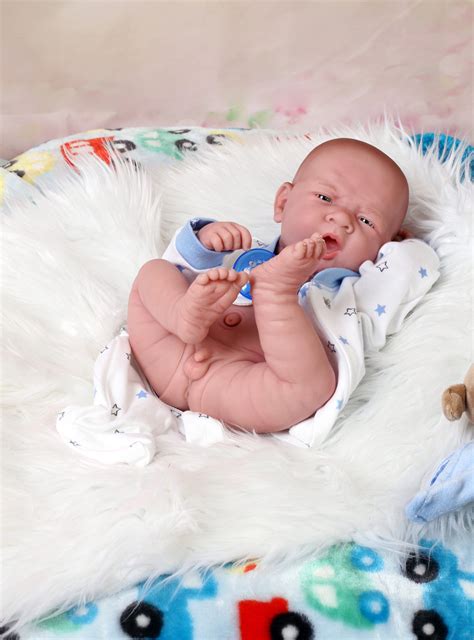Cute And Beautiful Baby Boy Sooo Sweet 14 Inches Life Like Pacifier