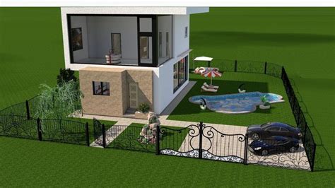 Modern homes interior design include plenty of different styles: Modern House - Interior - Exterior design 3D model rigged C4D