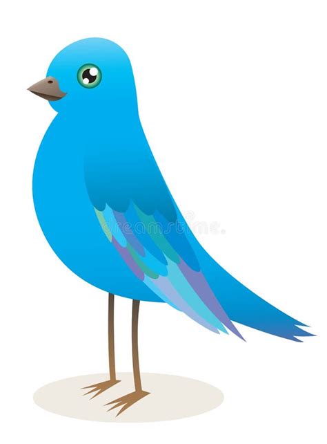 Cute Little Blue Bird Stock Illustrations 6756 Cute Little Blue Bird