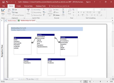 How To Create A Database Diagram In Access