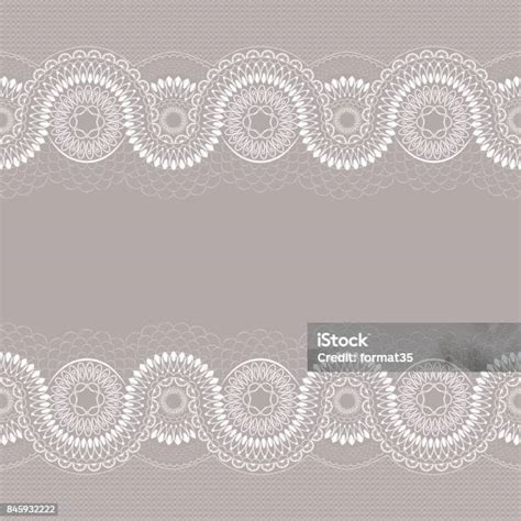 White Lace Pattern Stock Illustration Download Image Now Art Arts