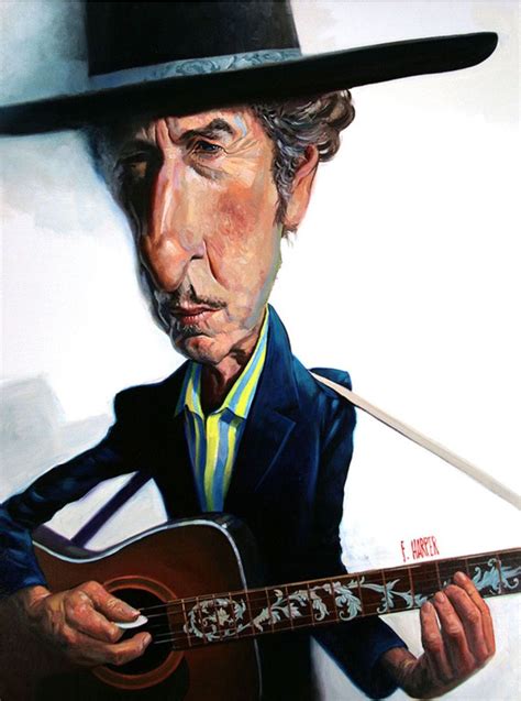 Bob Dylan Caricature Celebrity Caricatures Bob Dylan
