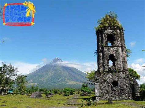 Albay Mayon Volcano Cagsawa Ruins Daraga Church Lignon Hill And Balay