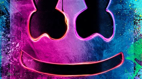 Download your favourite wallpaper clicking on the blue download button below the wallpaper. Neon Marshmello Helmet, HD Music, 4k Wallpapers, Images ...