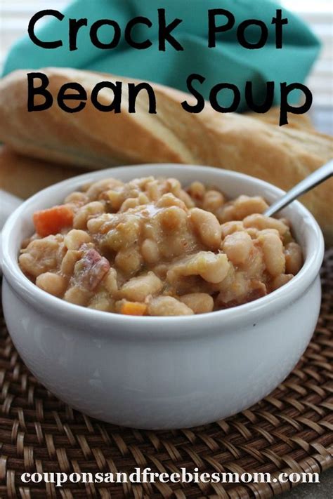 Easy Crock Pot Bean Soup Coupons And Freebies Mom Recipes Beans In