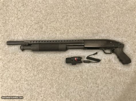 Mossberg 500a Tactical Shotgun 12g Red Laser And Flashlight