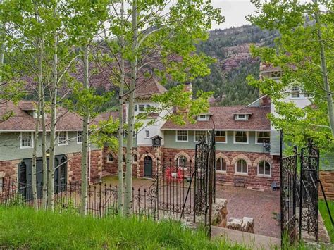 English Tudor Style American Castle In The Rocky Mountains