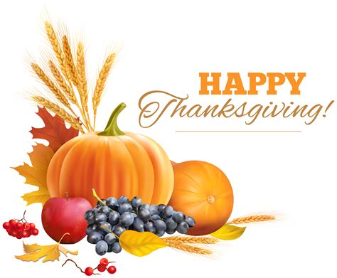 Happy Thanksgiving Decor Clipart Image Gallery Yopriceville Png Clipartix