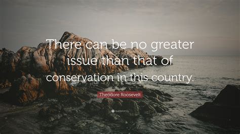 Theodore Roosevelt Quote There Can Be No Greater Issue Than That Of