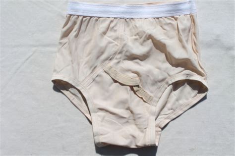 Vintage Jockey Nude Nylon Tricot Briefs Size 30 Undershorts 80s New