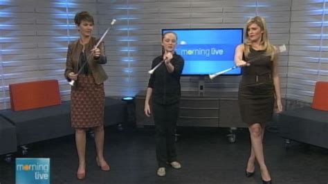 Chch with jaclyn colville and tim bolan on morning live first edition! Tiny Talent Time Tuesday: baton twirler Sarah Doherty - CHCH