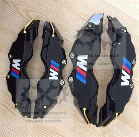 Black M Performance Brake Caliper Covers Engineering Plastic Bmw 320d X3 F11 R9 Ebay