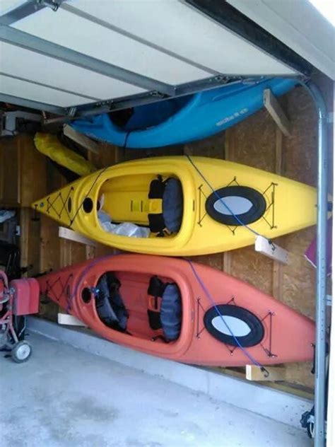 Garage Kayak Storage Diy Kayak Storage Kayak Storage Garage