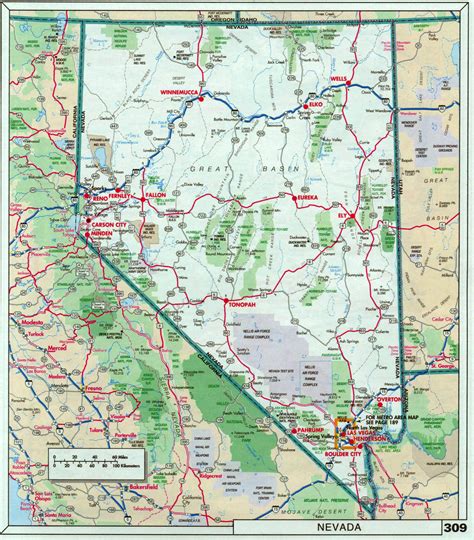 Related Keywords & Suggestions for nevada road map