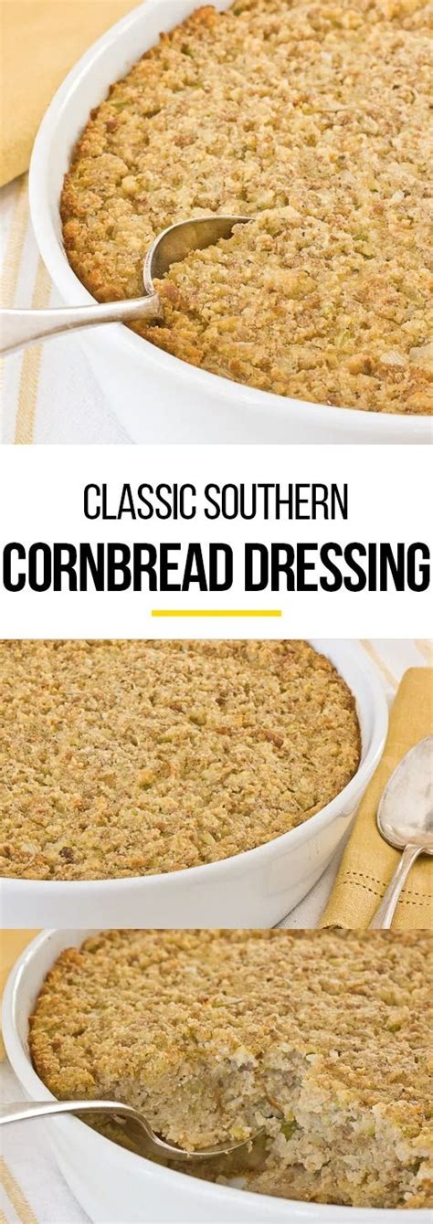 Moist cornbread dressing with spicy crawfish. Southern-Style Cornbread Dressing | Recipe | Southern style cornbread dressing, Cornbread dressing