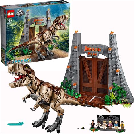 Lego Jurassic World Jurassic Park T Rex Rampage Amazon Com Tr