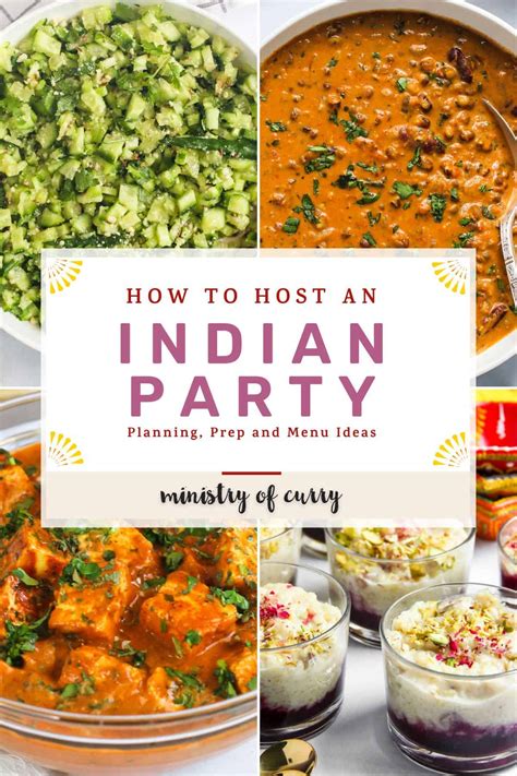 How To Plan An Indian Party With Sample Menus Ministry Of Curry