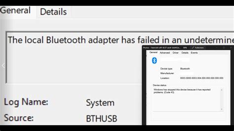 Windows 11 Fix Bluetooth Error Code 43 The Local Bluetooth Adapter Has