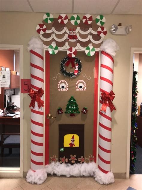 the winner of the holiday door decorating contest this year in 2020 with images door